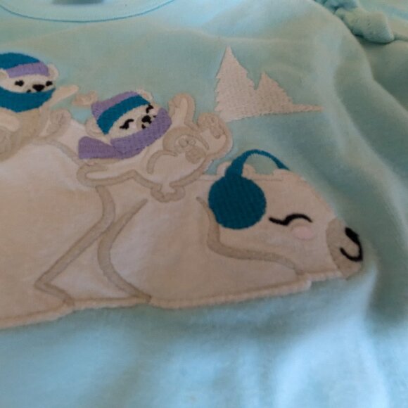 Gymboree Embroidered Polar Bear Flutter Top (2T) - Picture 2 of 4